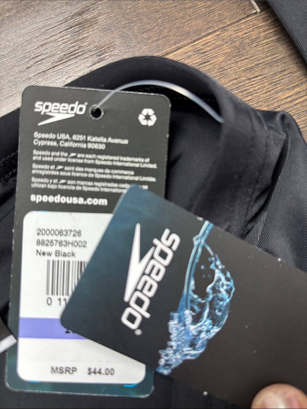 Speedo Power Flex Eco Swim shorts,new black,stretch,race,athletic,performance - Picture 7 of 9